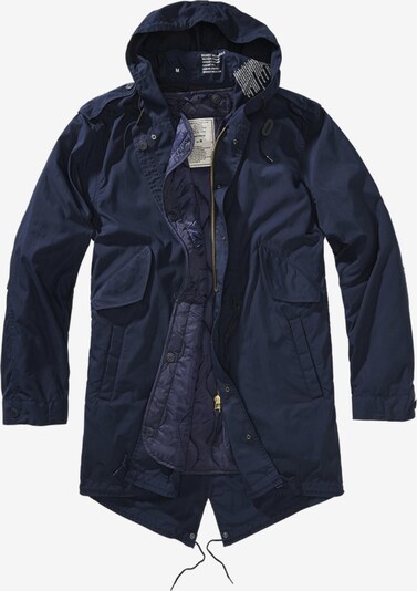 Brandit Parka mi-saison 'M51 US' en bleu marine, Vue avec produit