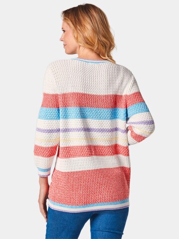 Goldner Pullover in Mischfarben