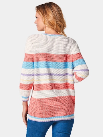 Goldner Pullover in Mischfarben