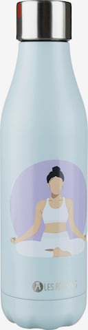 Les Artistes Drinking Bottle in Blue: front