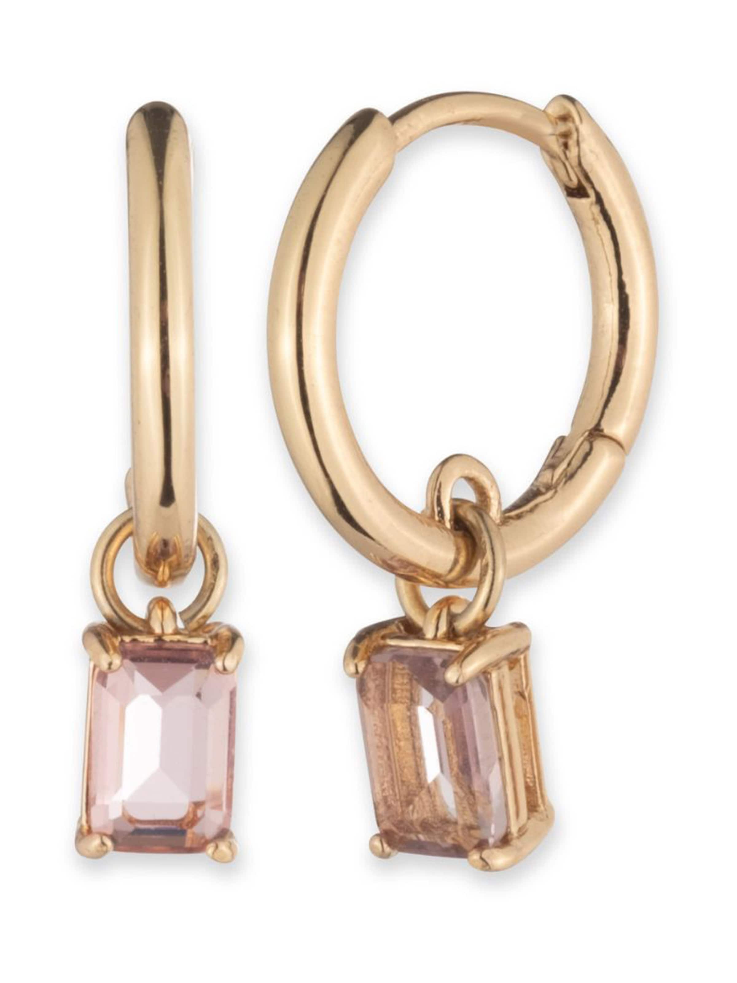 Cercei de la Lauren Ralph Lauren pe auriu: față