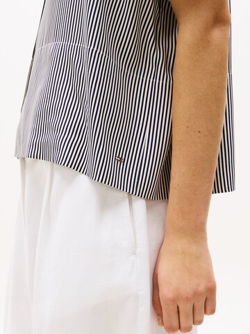 TOMMY HILFIGER Bluse in Blau