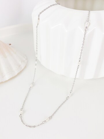 Hey Happiness Kette 'Grace Pearl' in Silber