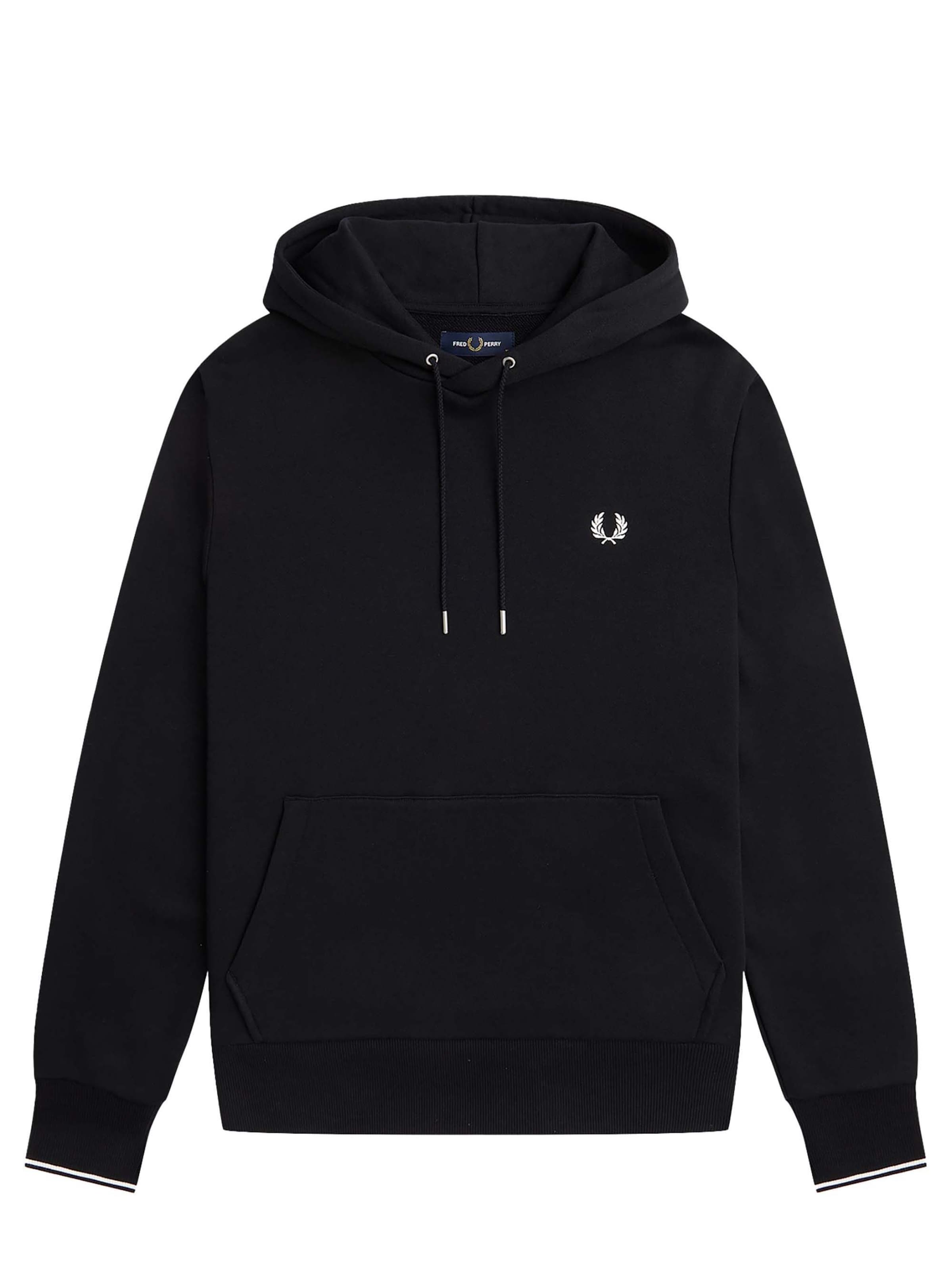 Pull-over Fred Perry en noir : devant