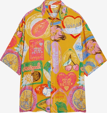 DesigualComfort Fit Košulja - narančasta boja: prednji dio