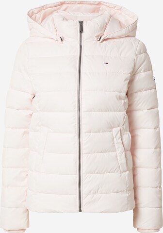 Tommy Jeans Winterjas in Roze: voorkant