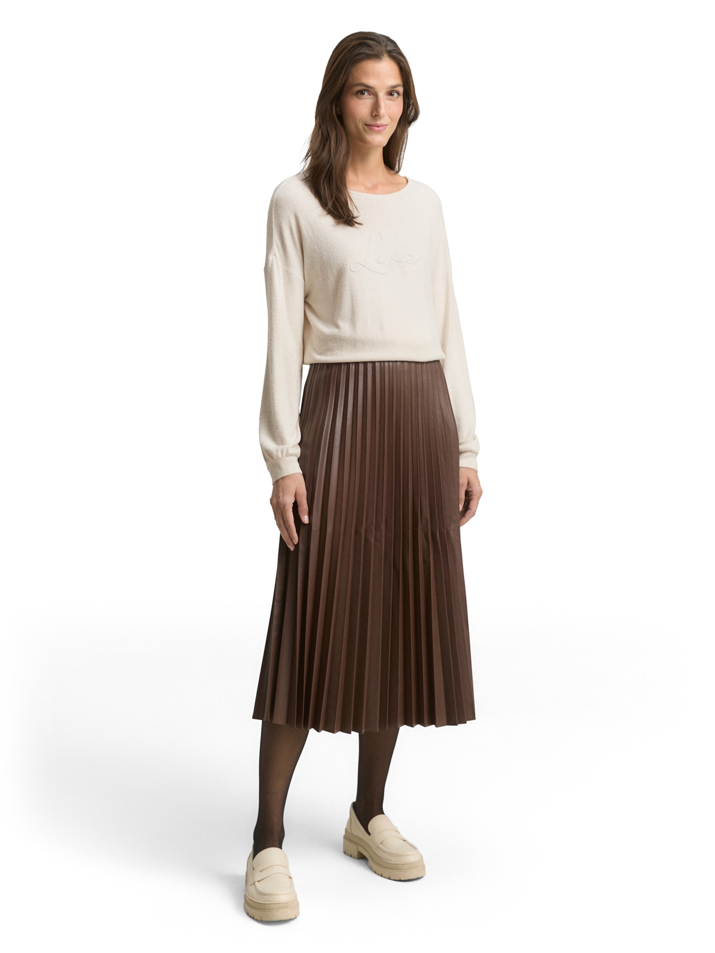 TOM TAILOR Sweater in Beige