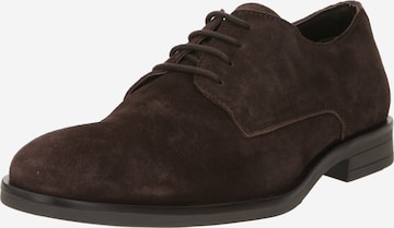 ABOUT YOU Lace-Up Shoes in Brown: front