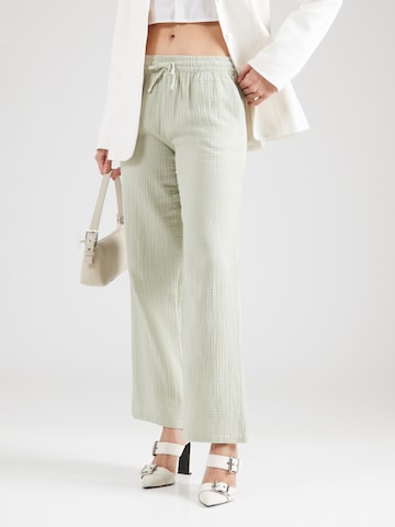 JDY Wide leg Trousers 'JDYTheis' in Green: front