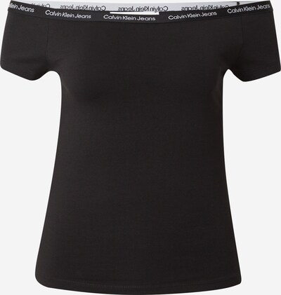 Calvin Klein Jeans T-shirt i svart / off-white, Produktvy