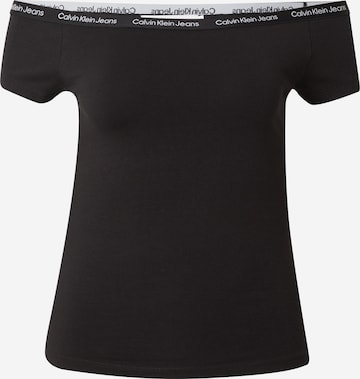 Calvin Klein Jeans Shirt in Schwarz: predná strana