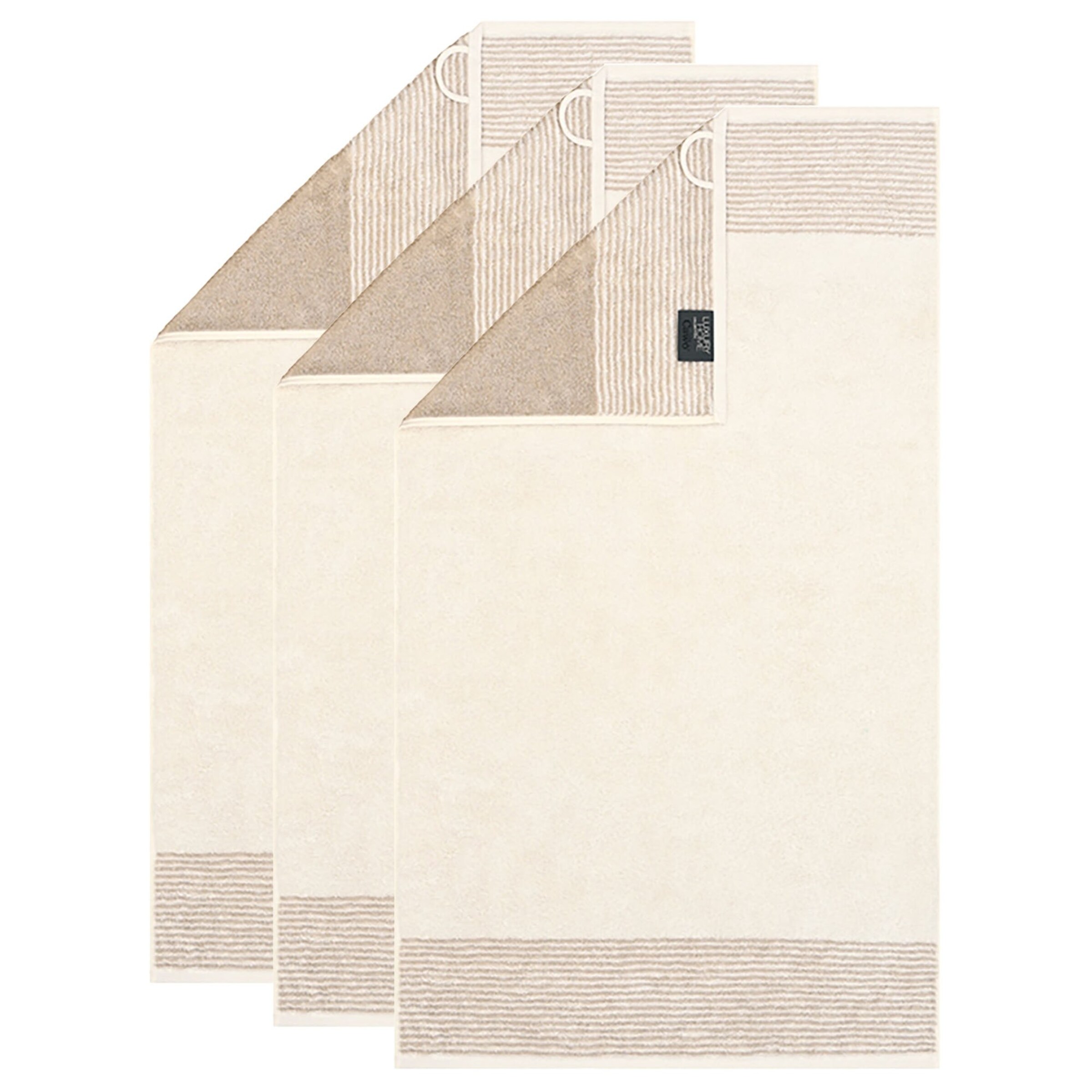 Cawö Gästetuch in Weiß: Vorderseite