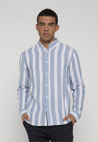 Coupe regular Chemise 'Donuld' INDICODE JEANS en bleu : devant