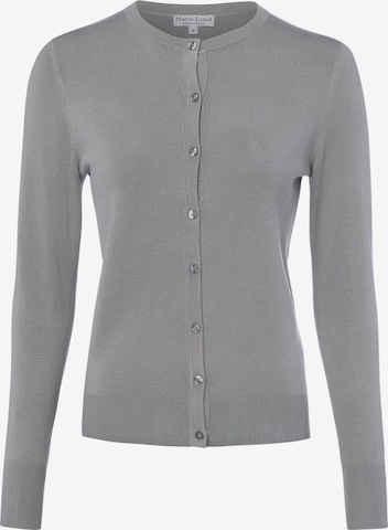Marie Lund Strickjacke in Grau: Vorderseite