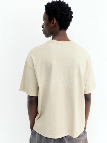 Pull&Bear Koszulka 'STWD' w kolorze beżowy: przód