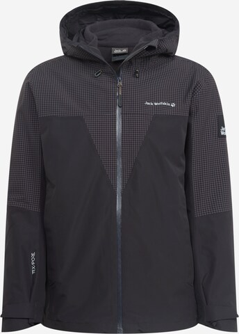 JACK WOLFSKIN Outdoor jacket 'Rhapsody' in Grey: front