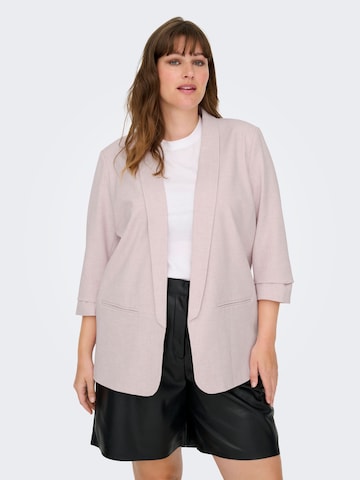 Blazer 'Elly' di ONLY Carmakoma in lilla: frontale
