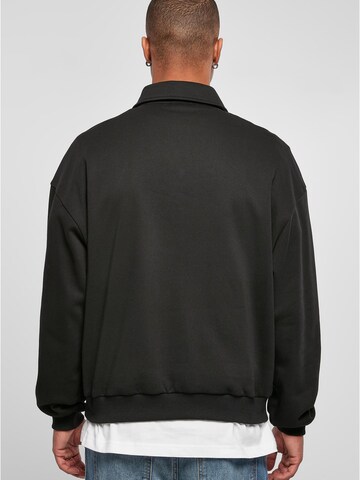 Urban Classics Sweatshirt 'Collar Crew' i sort