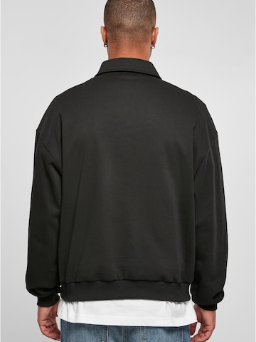 Urban Classics Sweatshirt 'Collar Crew' i svart