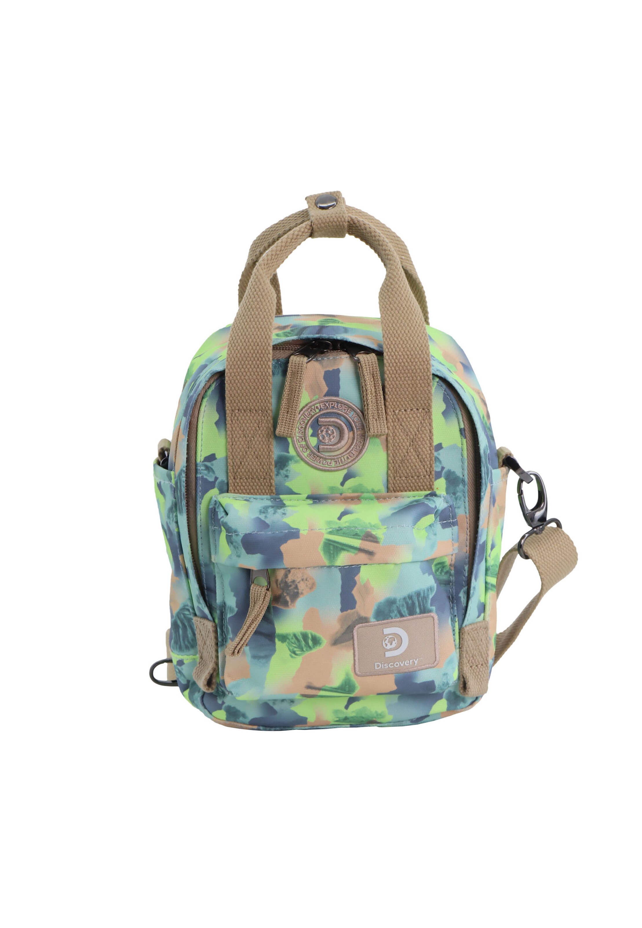 Discovery Shoulder Bag 'Cave' in Green: front