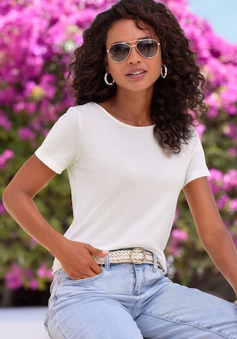 LASCANA Shirt in Blue