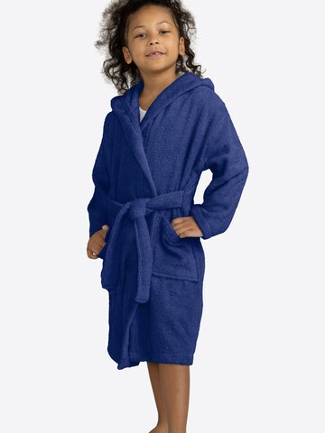 celodoro Bathrobe 'Home & Spa Collection' in Blue: front