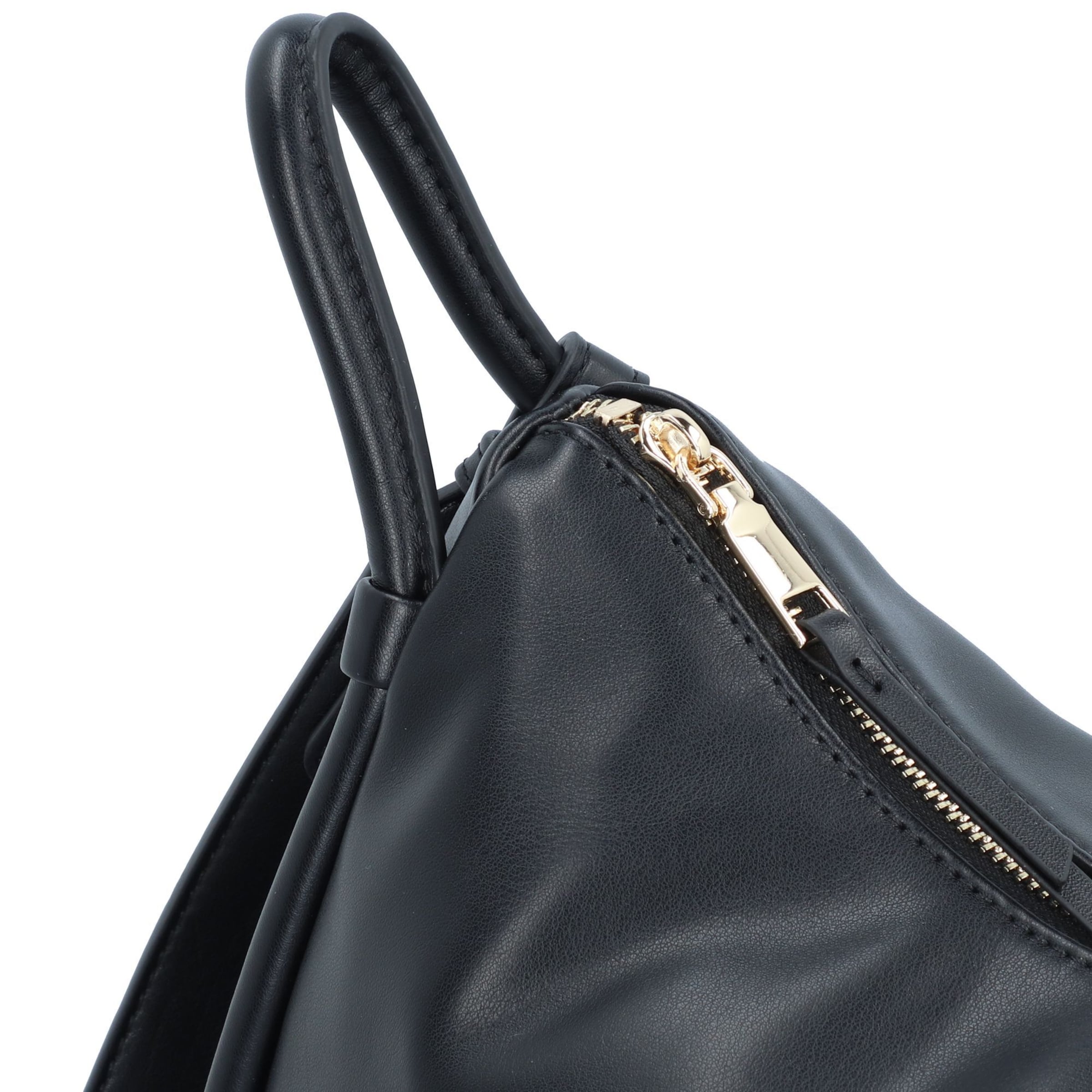 Seidenfelt Schoudertas 'Kaavi' in Zwart