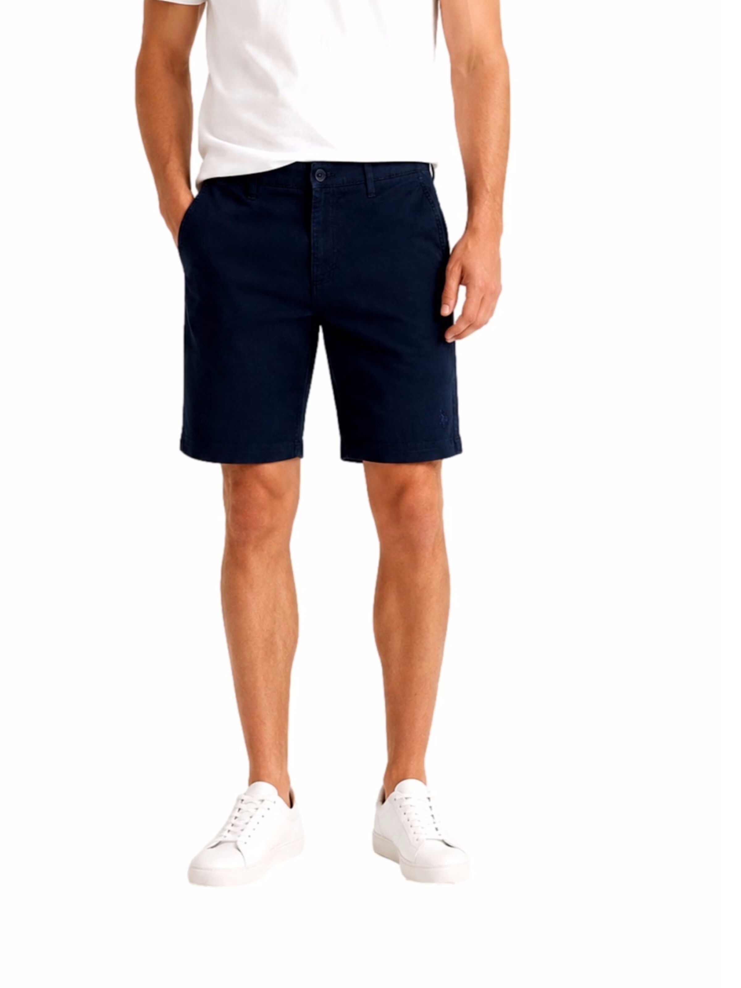 U.S. POLO ASSN. Regular Broek in Blauw: voorkant