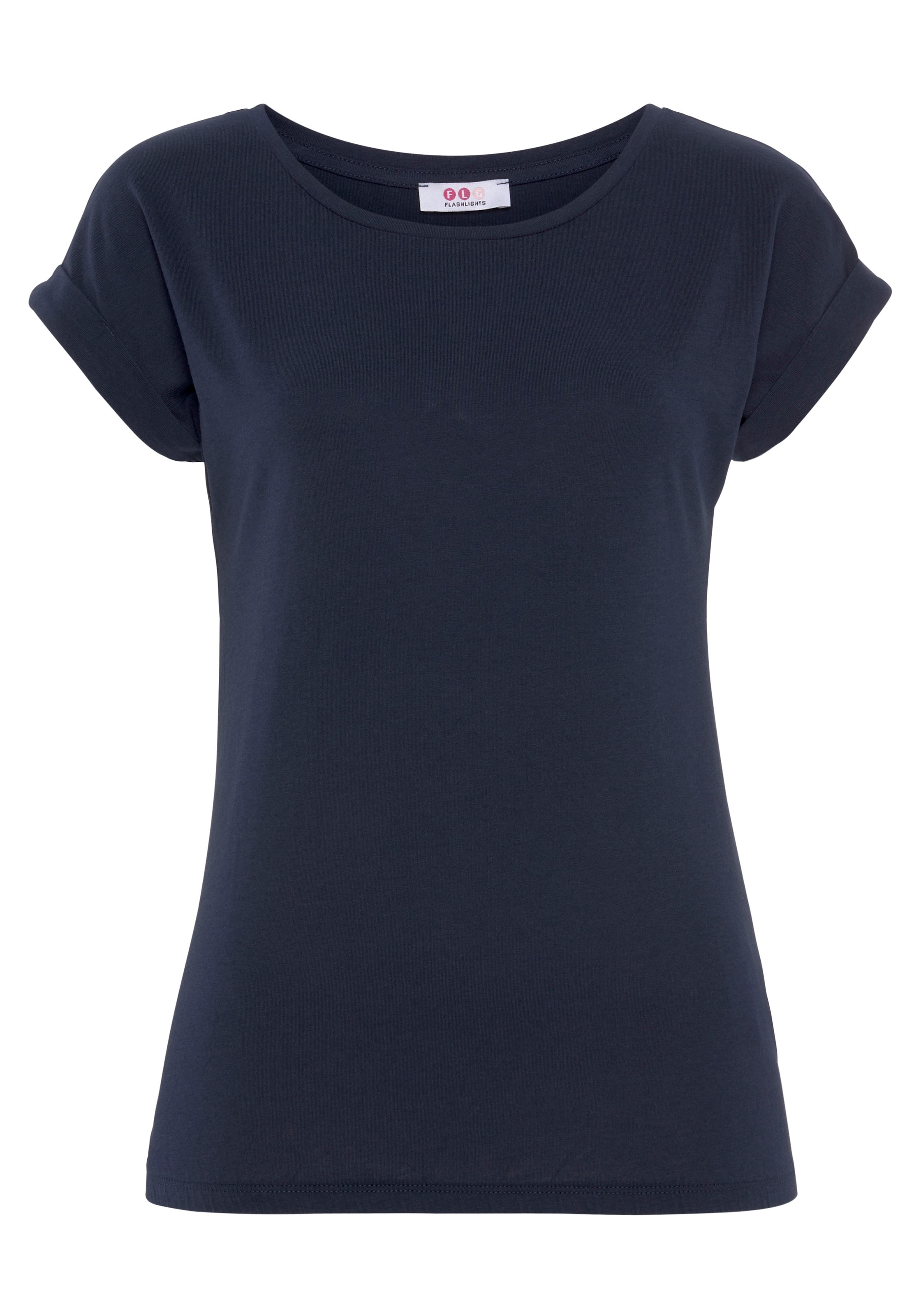 FLASHLIGHTS T-Shirt in Blau: Vorderseite