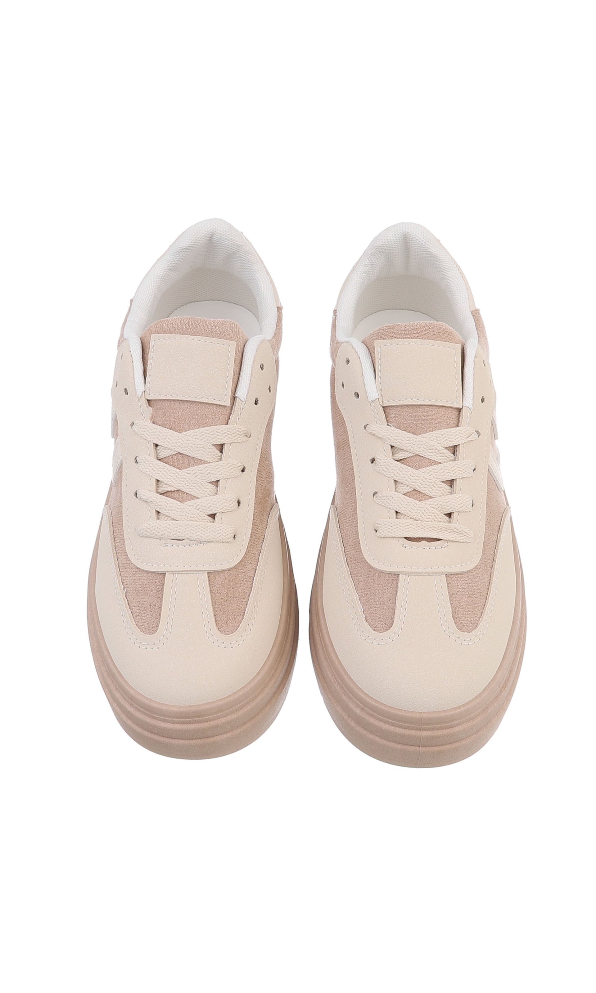 Ital-Design Freizeitschuhe ' Sneakers Low ' in Beige