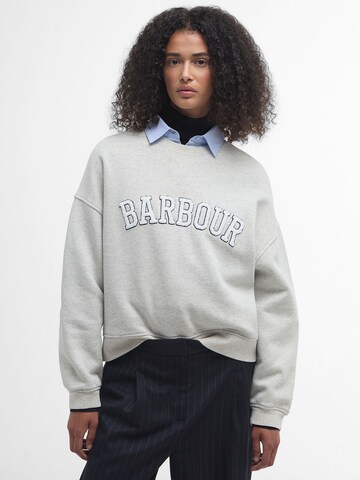 Barbour Sweatshirt 'Silverdale' in Grey: front