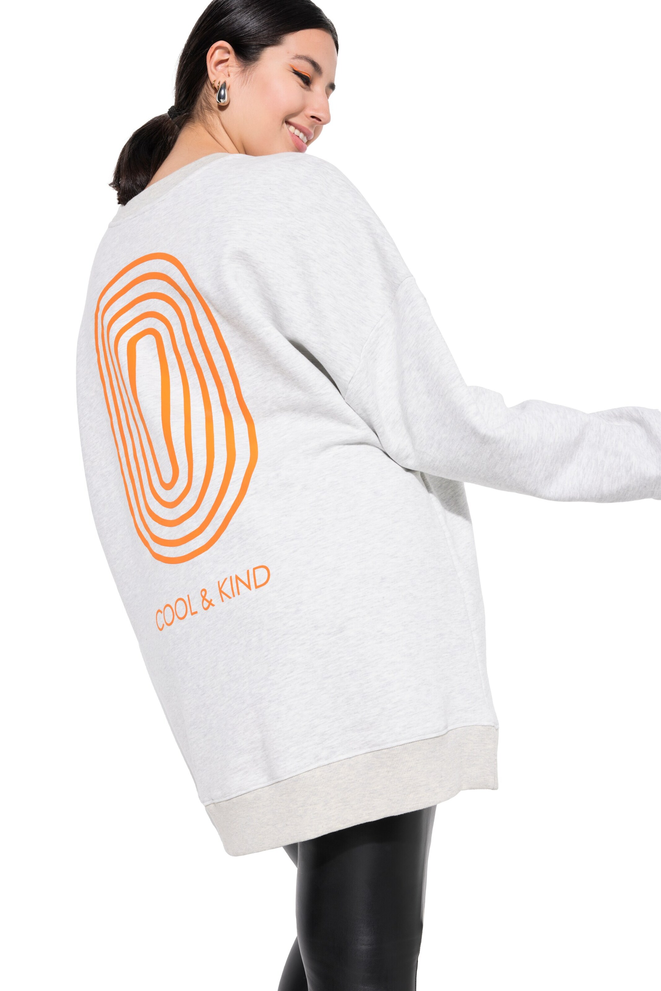 Studio Untold Sweatshirt in Grijs: voorkant