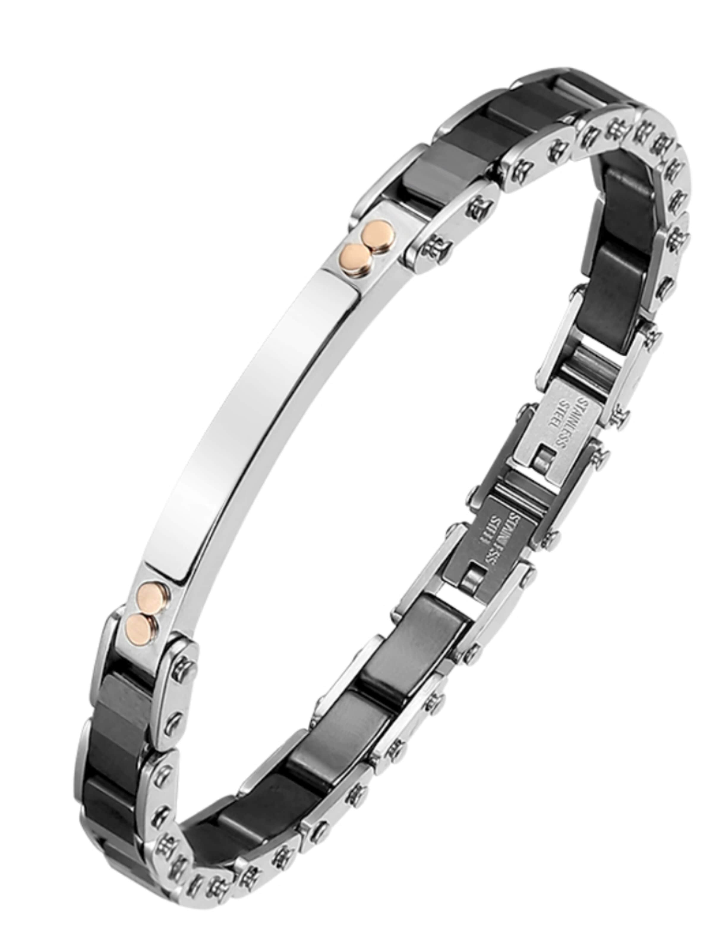 Bracelet 'PRIMO' UNIQAL en argent : devant