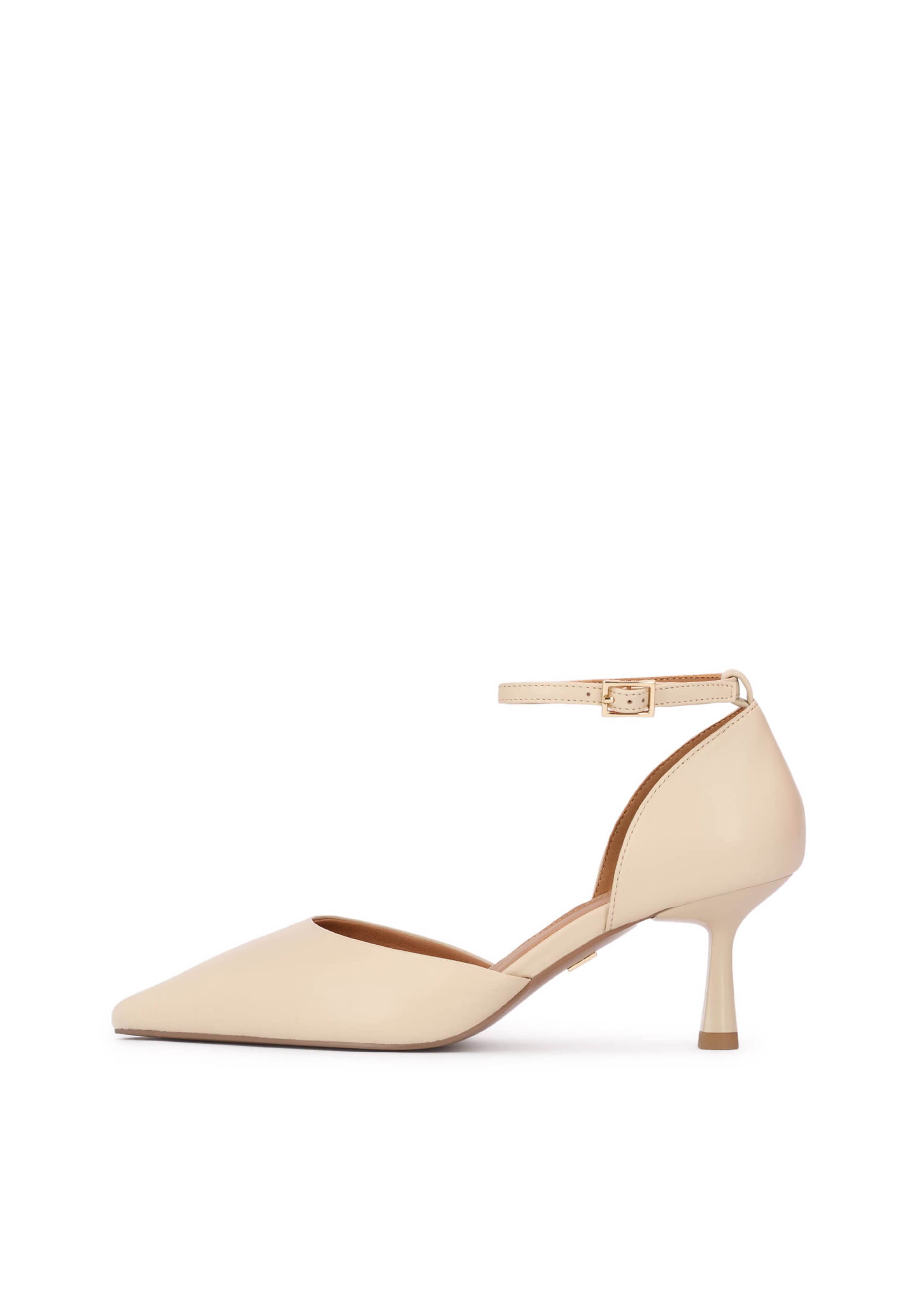 Escarpins Kazar en blanc : devant