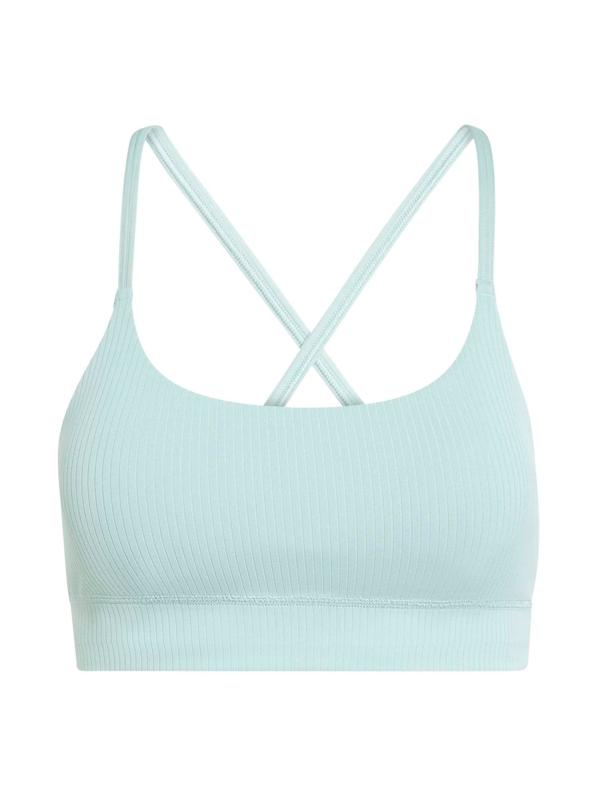 ADIDAS PERFORMANCE Bustier Sport-BH 'All Me' in Grün: Vorderseite
