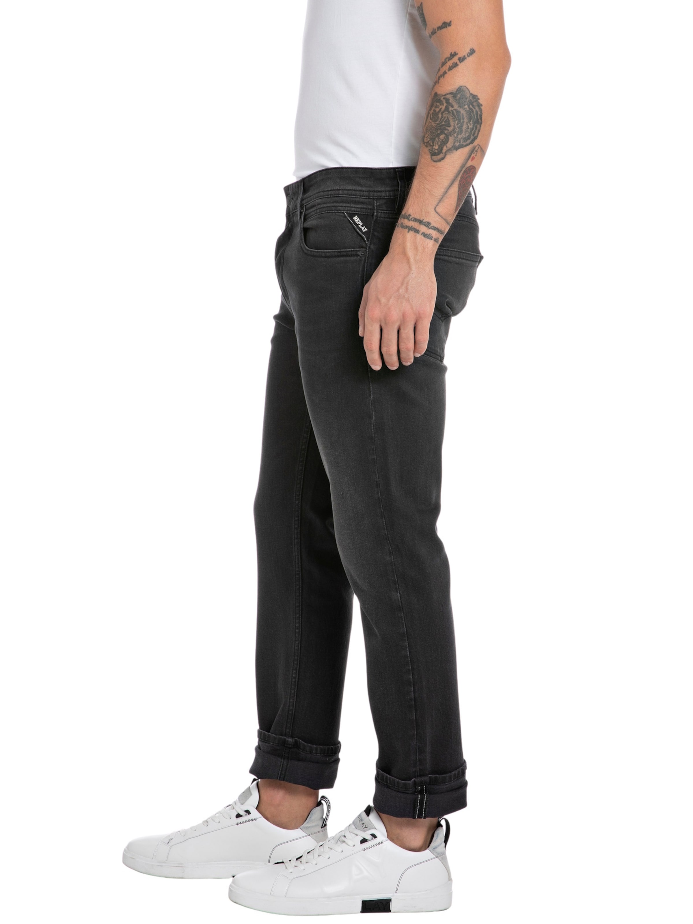 Regular Jean 'Grover' REPLAY en noir