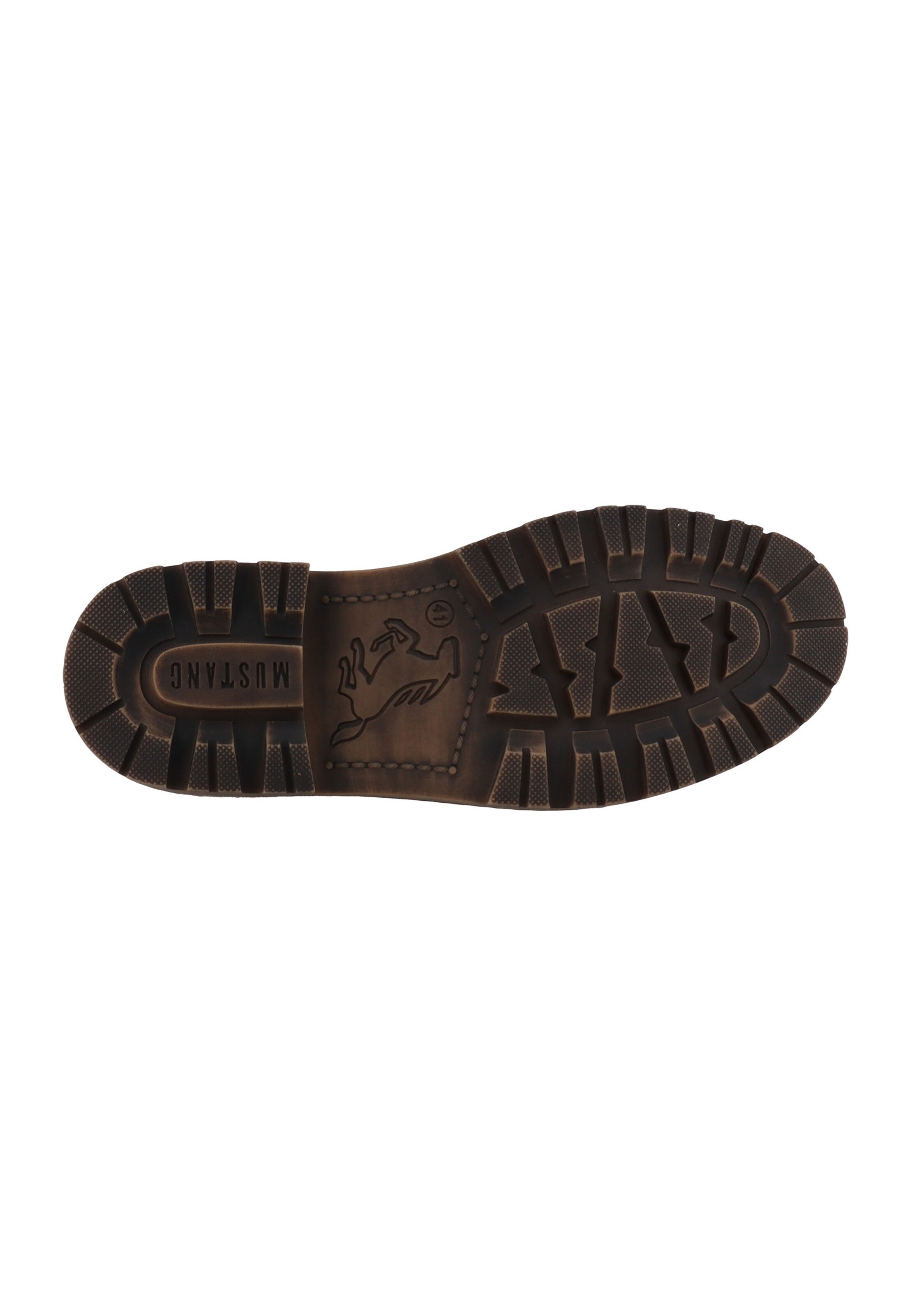 MUSTANG - Botas com atacadores em castanho