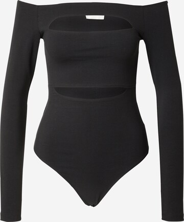 LeGer by Lena Gercke Shirt Bodysuit 'Adlin' in Black: front