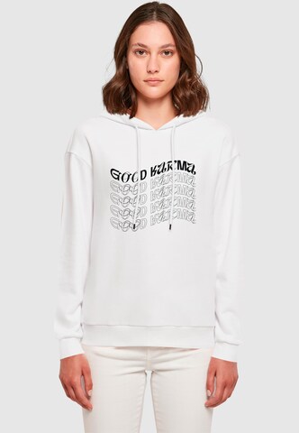 Merchcode Sweatshirt 'Good Karma Everyday' in Weiß: Vorderseite