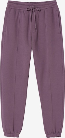 Bershka Normální Kalhoty – fialová: přední strana