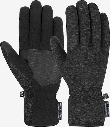 REUSCH Athletic Gloves in Grey: front