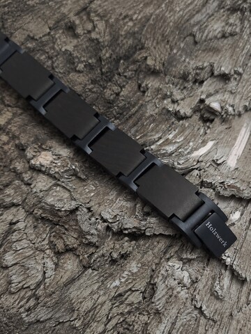Holzwerk Bracelet 'SCHILFSEE' in Black
