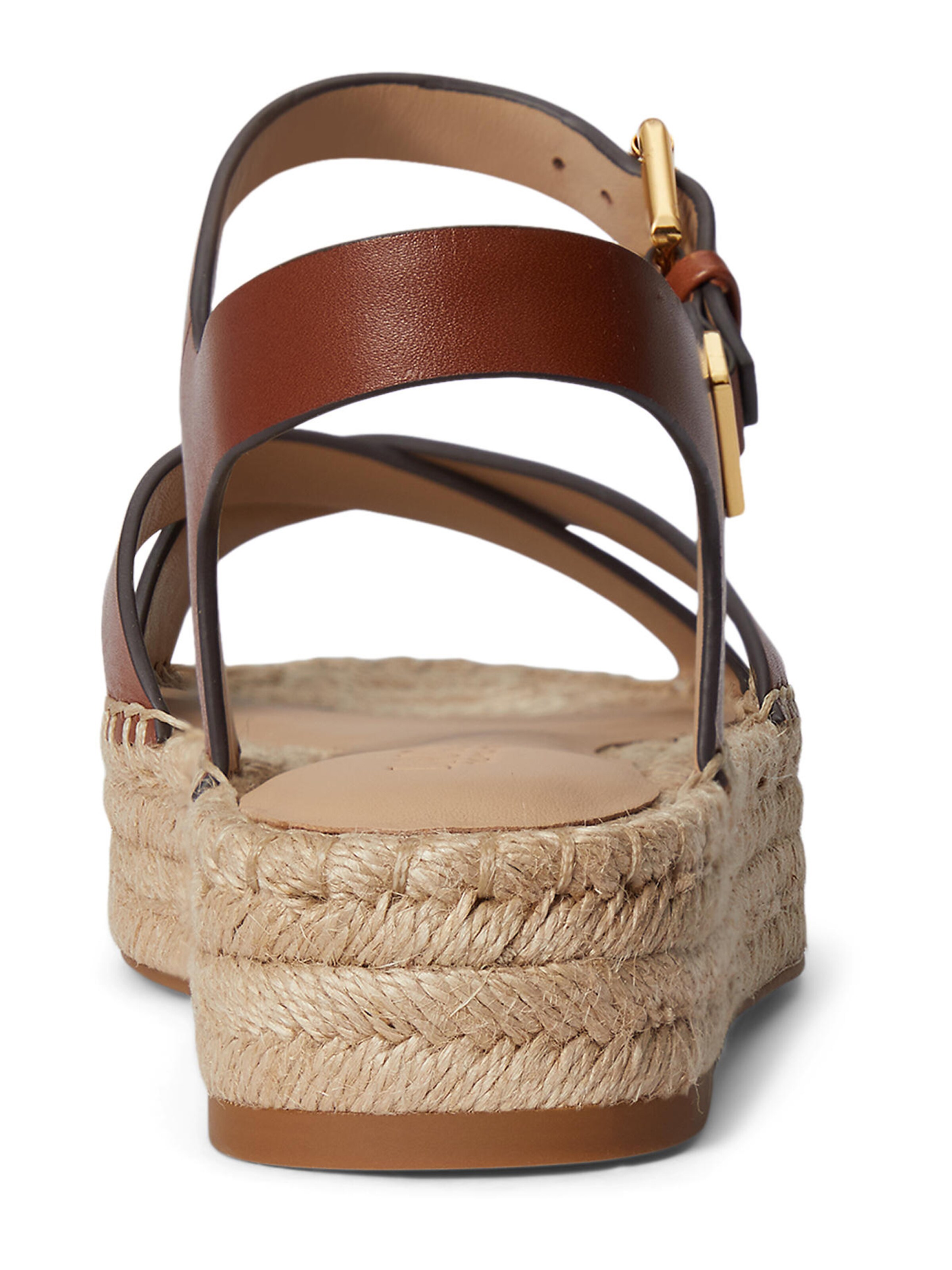 Sandales 'EMERYN' Lauren Ralph Lauren en marron