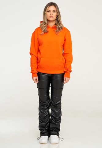 behype Sweatshirt 'COMFY' in Orange