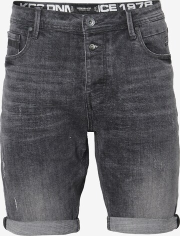 KOROSHI Slimfit Jeans i sort: forside