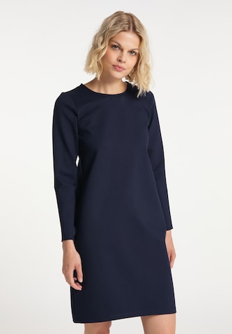 Robe Usha en bleu : devant