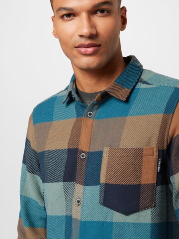 Iriedaily Regular fit Button Up Shirt 'Young Fella' in Blue
