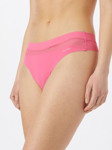 Calvin Klein Underwear tavaline Stringid, värv roosa: eest vaates