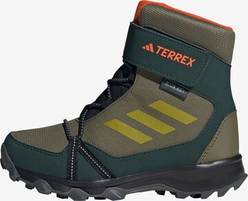 ADIDAS TERREX Boots 'Snow Hook-And-Loop' in Groen: voorkant