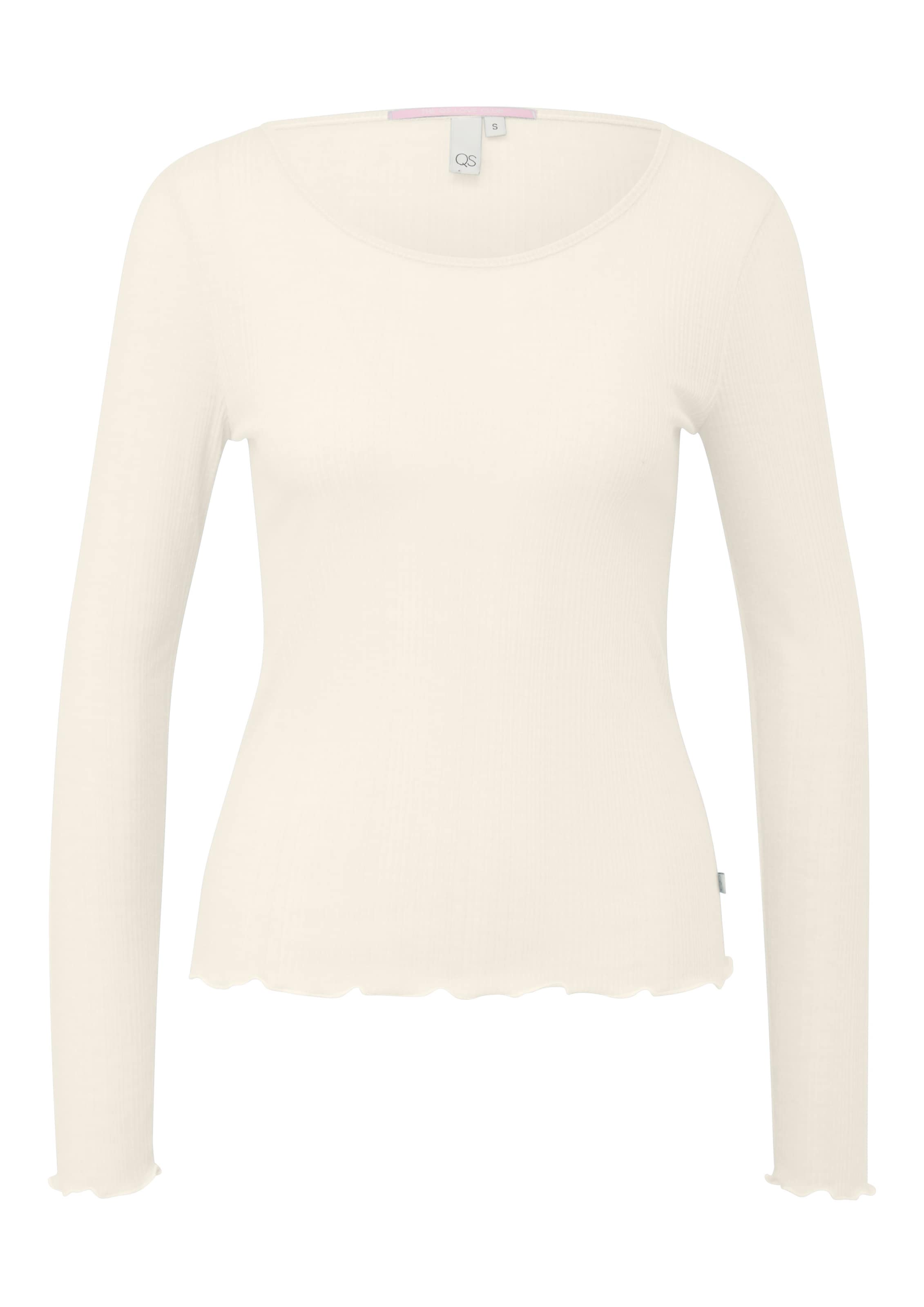 QS Shirt in Beige: front